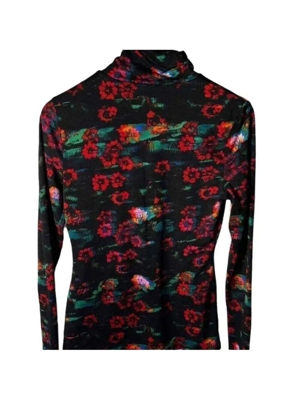 Rachel Comey X Target Long Sleeve Turtleneck  Kodak Red Floral NWT Size XXS - Picture 5 of 15